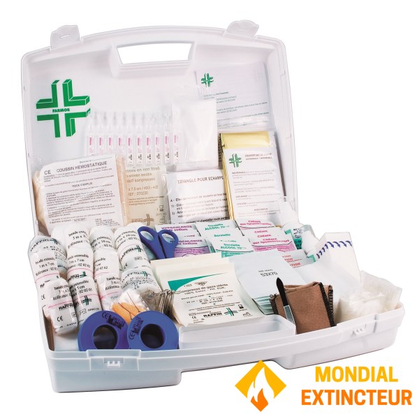 20-person first-aid case with carrying handle