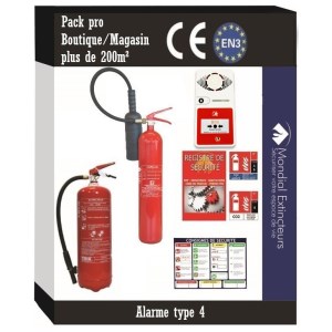 21 -9 - Security kit for offices over 200 M² with T4 alarm