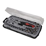 39-piece compact set - Ratchet spanner - 39-piece sockets