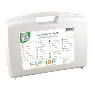 50-person first-aid case with carrying handle