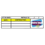 500 Personalised Maintenance BAES Labels - 70 x 20 mm