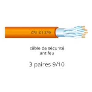 60 metres of 3-pair 9/10 cable for fire-resistant alarms - CR1-C1