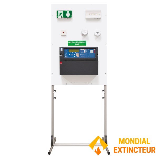 Addressable SSIAP teaching panel, aluminium structure