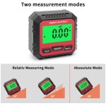 Backlit electronic magnetic inclinometer