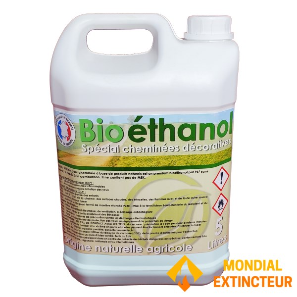 Bio ethanol for fireplaces - 5 Litres