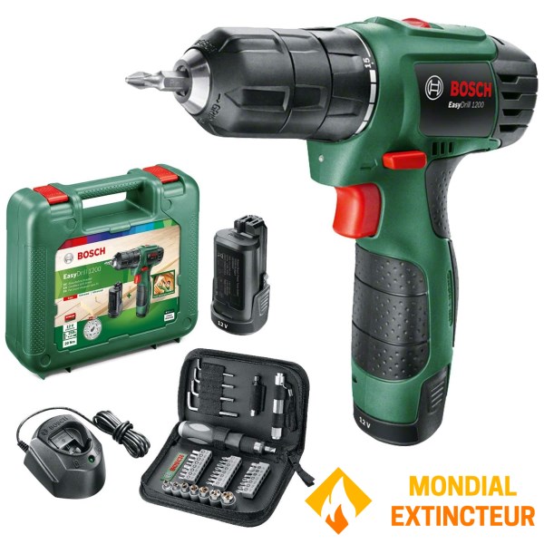Bosch screwdriver with 2 batteries - Complete kit with screwdriver bits