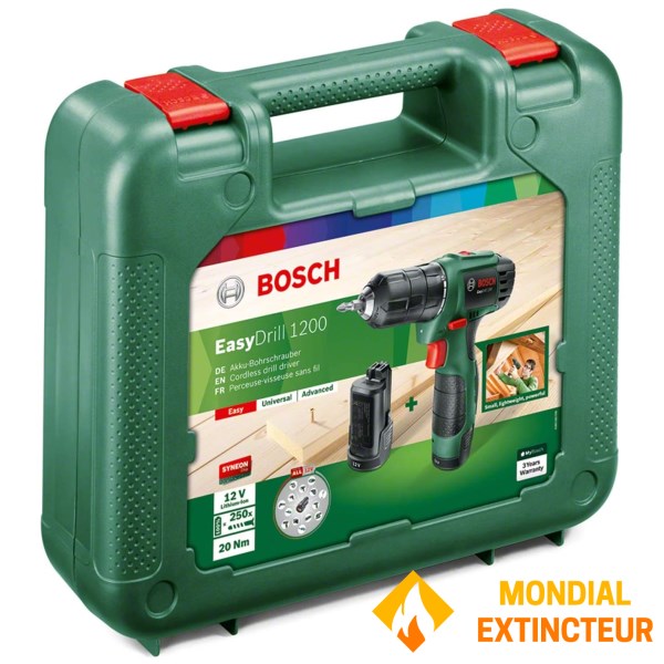 Bosch screwdriver with 2 batteries - Complete kit with screwdriver bits