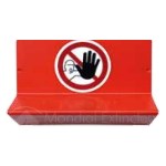 Braille evacuation signs Visually impaired "Access forbidden"