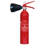 CO2 fire extinguisher 2Kg capacity with panel - Brand ANAF