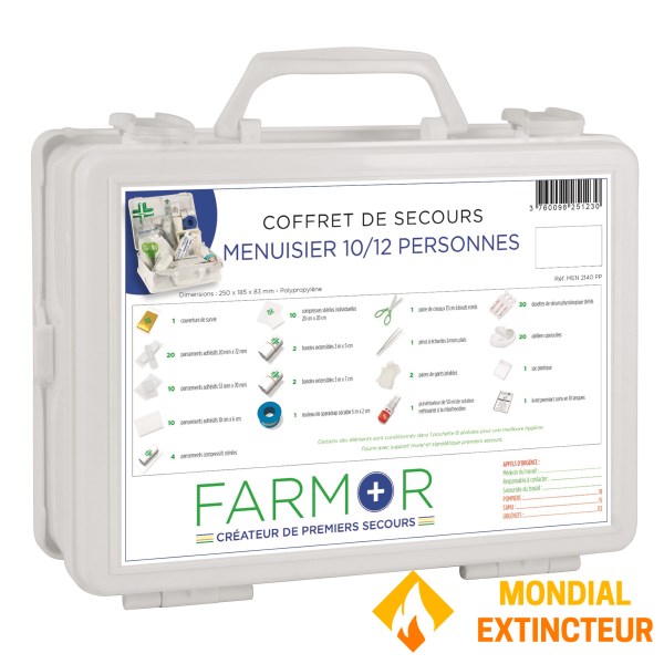 Carpenter's first aid box - 10/12 people