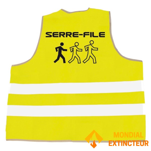 "Closing" evacuation waistcoat