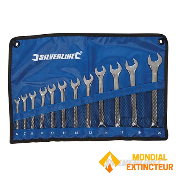 Combination spanners, 12 pcs