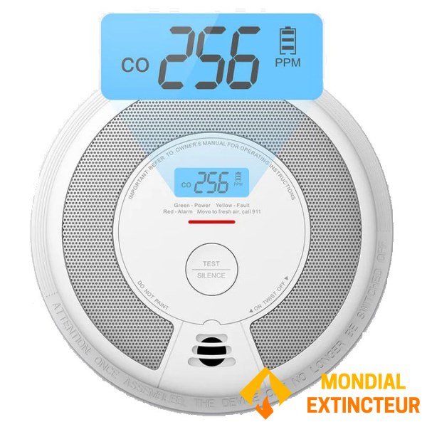 Combined smoke and carbon monoxide detector