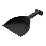 Plastic compact black fire bucket shovel