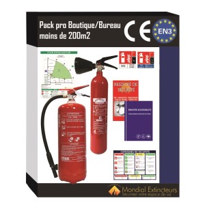 Complete safety kit for offices under 200 M²