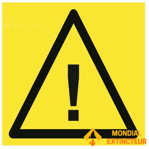 Danger sign - W.200 x H.200 mm