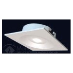 Deluxe range square LED emergency lighting units - remote batteries