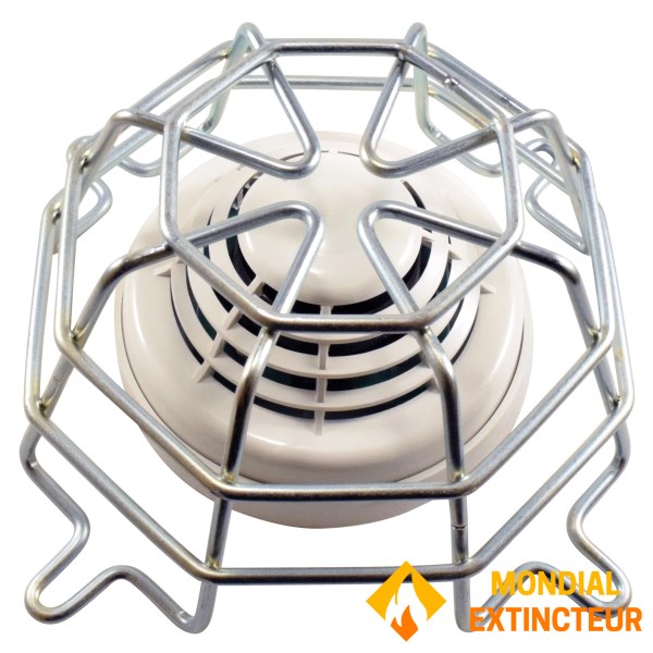 Vandal-resistant protective grille for detectors