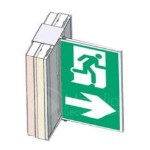 Double-sided wall-mounted silkscreen door