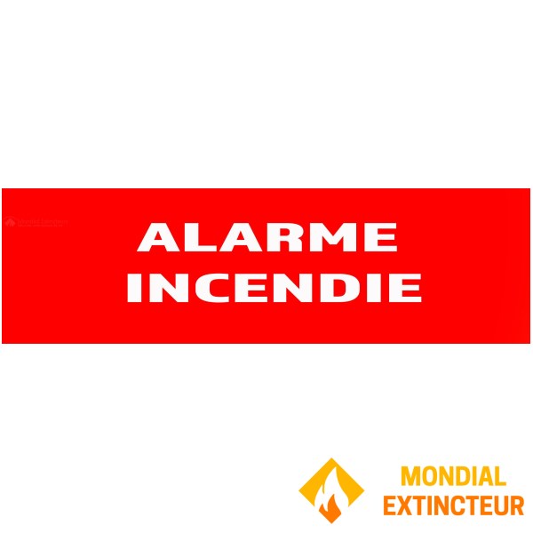 "Fire Alarm" Panel 200mm x 60mm