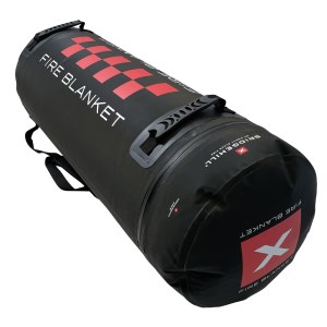 Fire blanket for forklift