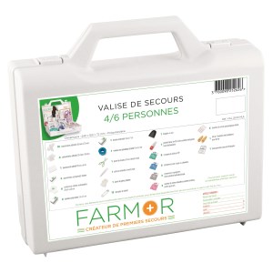 First aid box - Polypropylene 4/6 persons