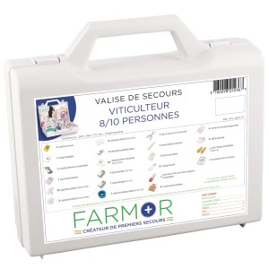 First aid box "Viticulteur" 8/10 persons