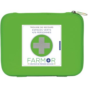 First aid kit for green spaces and pruning - 4/6 people