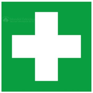 First aid sign - W.200 x H.200 mm