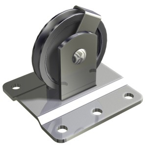 Fixed return smoke extraction pulley Diam. 50 ext.