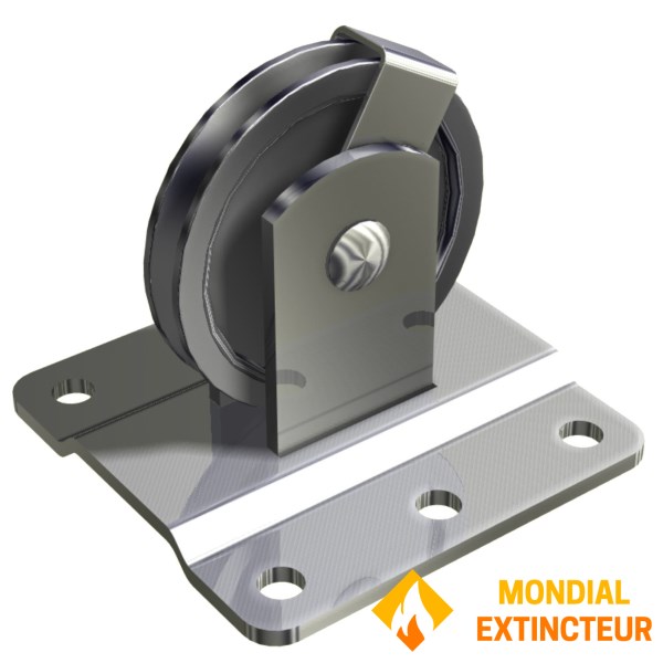 Fixed return smoke extraction pulley Diam. 50 ext.