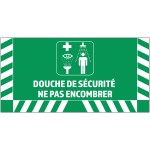 Floor signage Safety shower - W.800 x H.400 mm