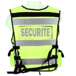 Fluorescent Yellow High Visibility Vest