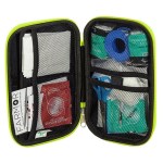 Fluorescent yellow first aid kit - EVA 2/4 persons