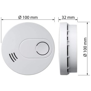 French standard smoke detector - Lithium battery