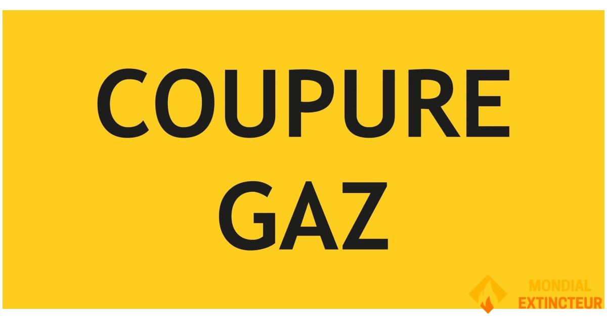 Gas cut-off panel - W.200 x H.100 mm