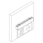 Grand Luxe "LUMINA" SATI drainage unit - Wall-mounted