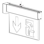 Grand Luxe "LUMINA" drainage unit for central source - Wall flag