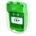 Green protective shell with siren