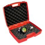 Inspection case for DN25 and DN33 fire protection systems - Fire protection system pressure