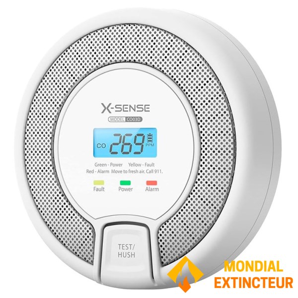 Interconnectable carbon monoxide detector