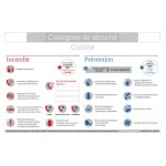 "Kitchen" safety instructions - A4 format - Premium