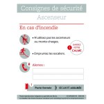 "Lift" safety instructions - A4 format