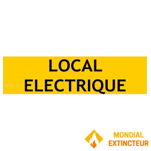 Location sign "ELECTRICAL ROOM"