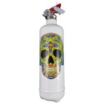 "Mexican Skull" design fire extinguisher
