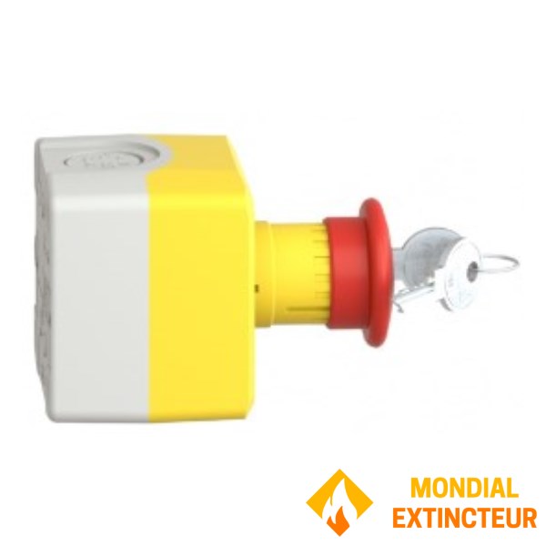 Mushroom pushbutton emergency stop switch Schneider