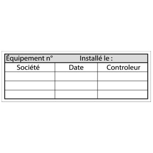 Neutral BAES labels - Self-adhesive vinyl - Pack of 100