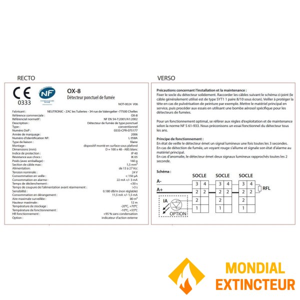 Optical smoke detector for smoke extraction systems