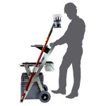 Optimised mobile work surface for technicians