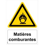 "Oxidising substances" sign - PVC A4